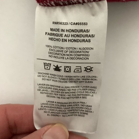 Nike Unisex Burgundy T-shirt - SM - Picture 6 of 6